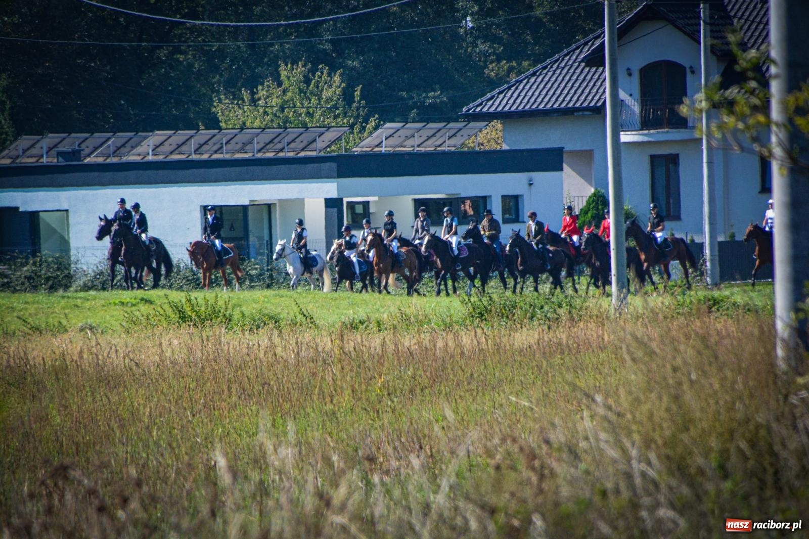 Zdjęcie w galerii na portalu naszraciborz.pl: Słoneczny Hubertus w Żerdzinach. Lisią kitę zerwał Jakub Niedbała wiadomości z regionu