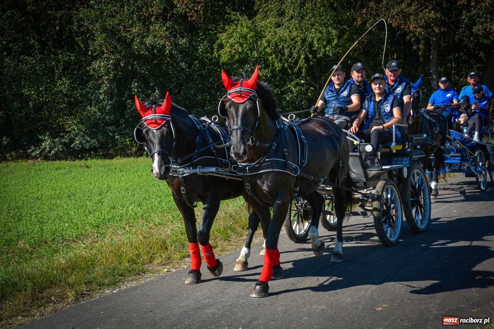 Zdjęcie w galerii na portalu naszraciborz.pl: Słoneczny Hubertus w Żerdzinach. Lisią kitę zerwał Jakub Niedbała wiadomości z regionu