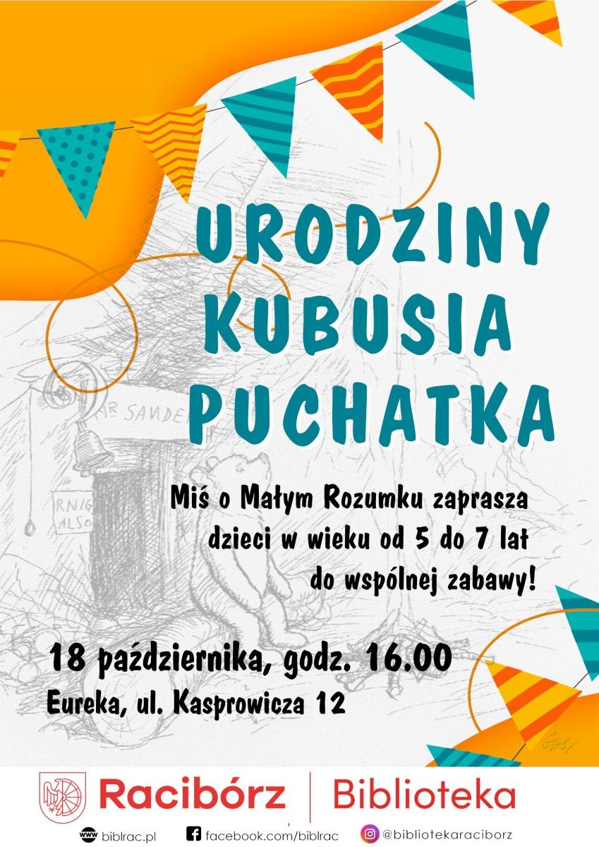 Zdjęcie w galerii na portalu naszraciborz.pl: Miś o Bardzo Małym Rozumku zaprasza na urodziny do biblioteki wiadomości z regionu
