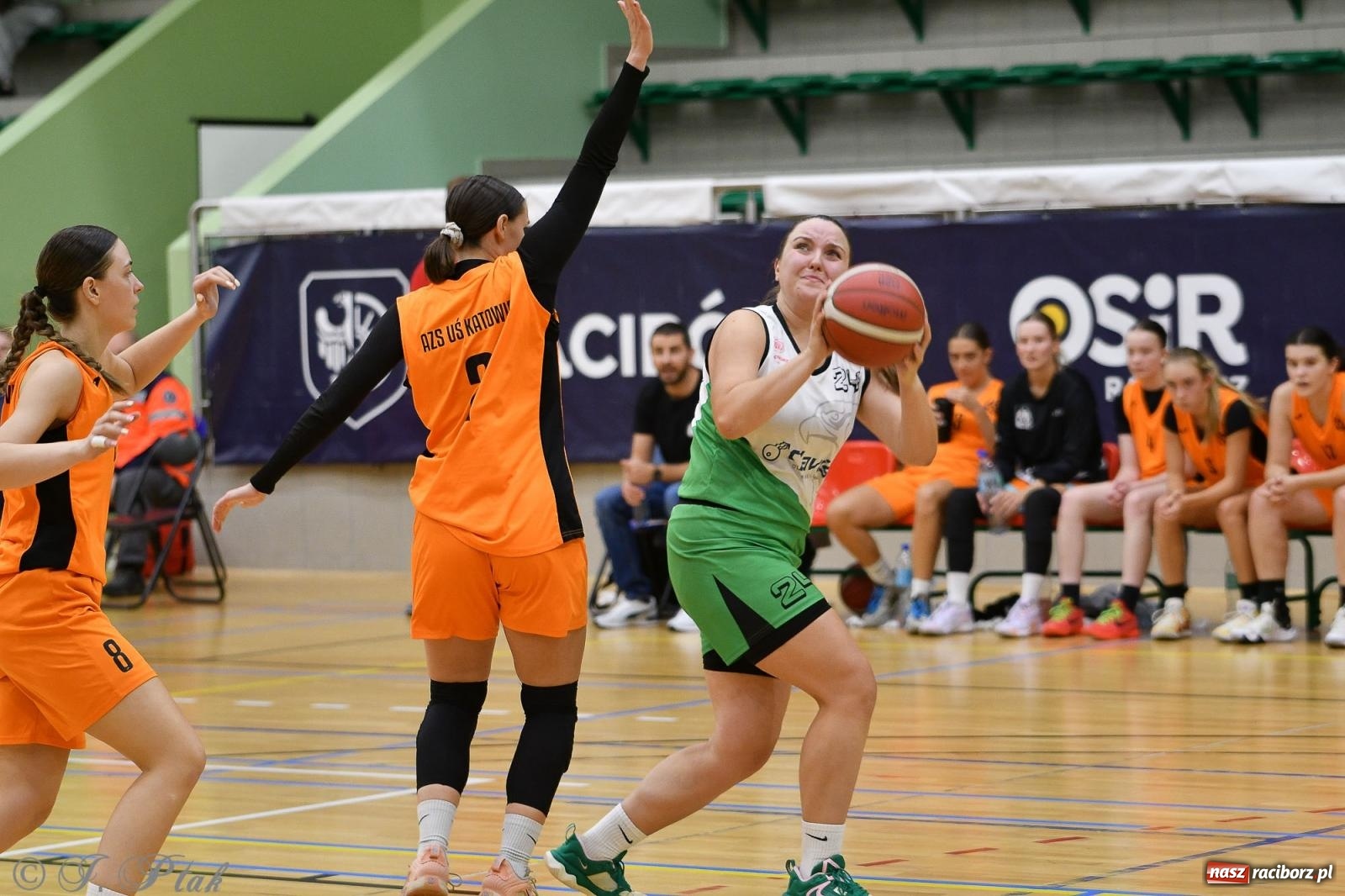 Zdjęcie w galerii na portalu naszraciborz.pl: Koszykówka. Porażka RKK AZS Racibórz na inaugurację sezonu [FOTO i WIDEO] wiadomości z regionu