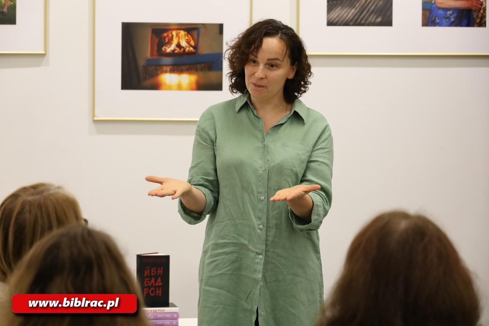 Zdjęcie w galerii na portalu naszraciborz.pl: Spotkanie z ukraińską pisarką Tetianą Oleksiienko wiadomości z regionu