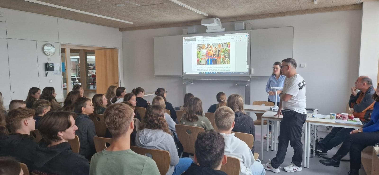 Zdjęcie w galerii na portalu naszraciborz.pl: Uczniowe z SP18 na wymianie polsko-niemieckiej w Roth  wiadomości z regionu