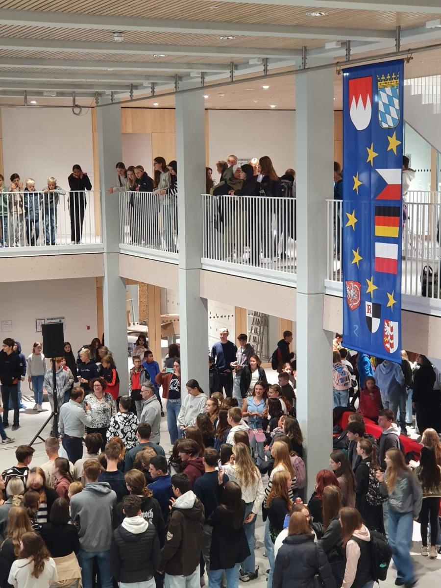 Zdjęcie w galerii na portalu naszraciborz.pl: Uczniowe z SP18 na wymianie polsko-niemieckiej w Roth  wiadomości z regionu