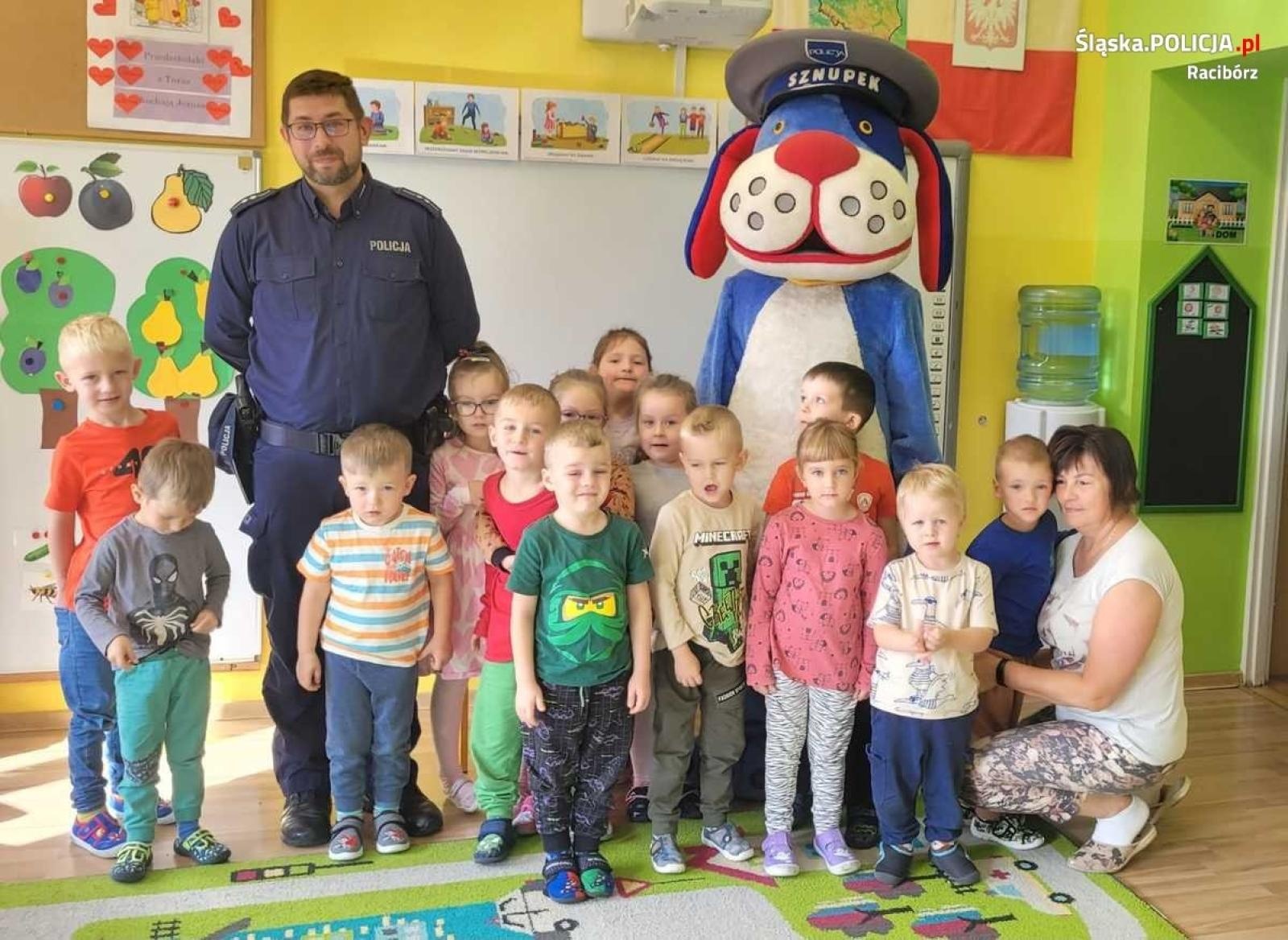 Zdjęcie w galerii na portalu naszraciborz.pl: O bezpieczeństwie w towarzystwie Sznupka wiadomości z regionu