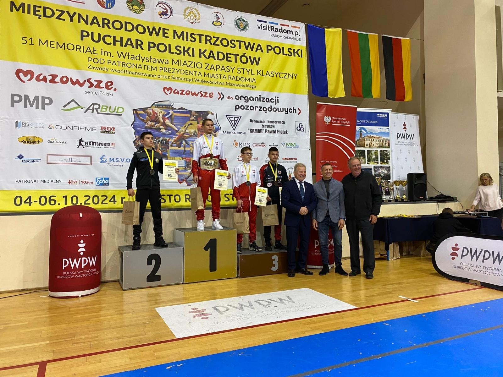 Zdjęcie w galerii na portalu naszraciborz.pl: Międzynarodowe Mistrzostwa Polski Kadetów w zapasach w stylu klasycznym: Sukces MKZ Unia Racibórz wiadomości z regionu