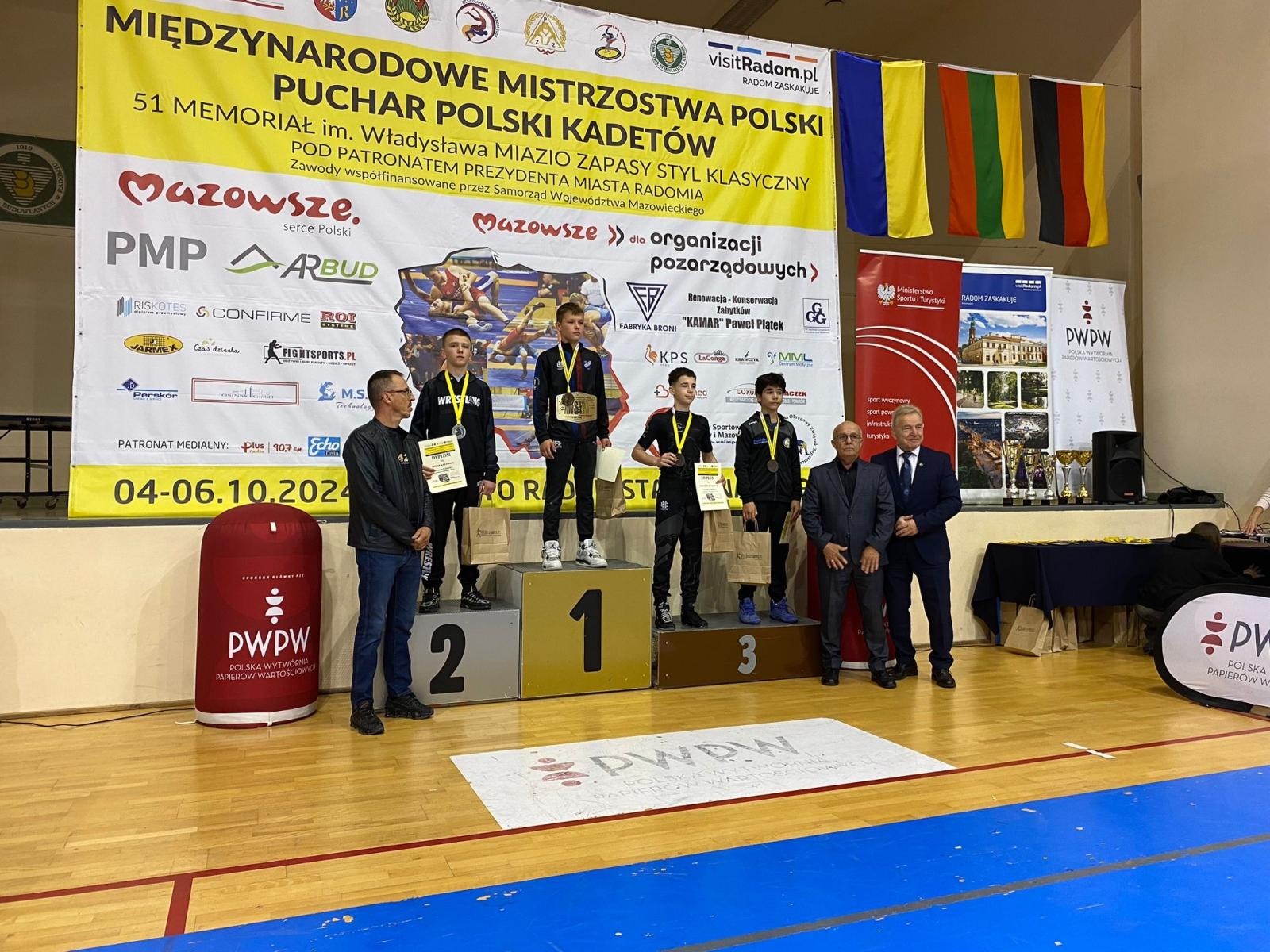 Zdjęcie w galerii na portalu naszraciborz.pl: Międzynarodowe Mistrzostwa Polski Kadetów w zapasach w stylu klasycznym: Sukces MKZ Unia Racibórz wiadomości z regionu