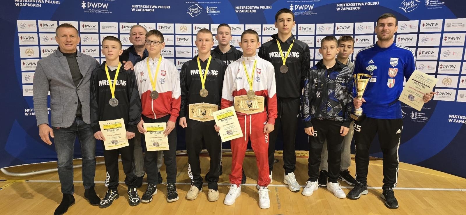 Zdjęcie w galerii na portalu naszraciborz.pl: Międzynarodowe Mistrzostwa Polski Kadetów w zapasach w stylu klasycznym: Sukces MKZ Unia Racibórz wiadomości z regionu