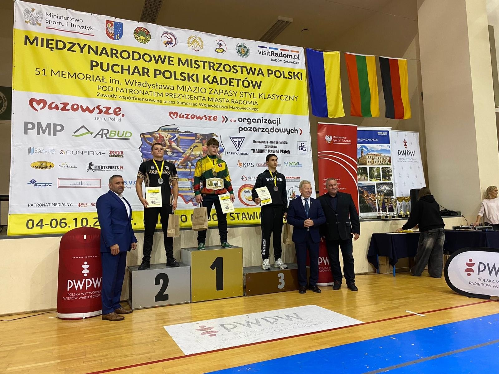 Zdjęcie w galerii na portalu naszraciborz.pl: Międzynarodowe Mistrzostwa Polski Kadetów w zapasach w stylu klasycznym: Sukces MKZ Unia Racibórz wiadomości z regionu
