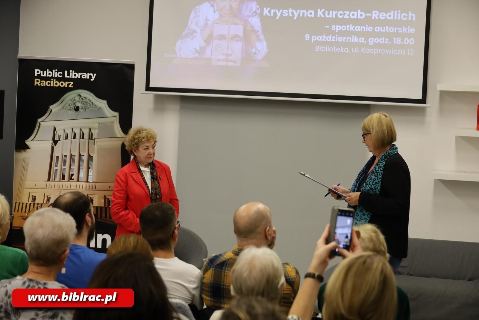 Zdjęcie w galerii na portalu naszraciborz.pl: Ja Wam daję pieniądze, wy siedźcie cicho! Krystyna Kurczab-Redlich gościem biblioteki wiadomości z regionu