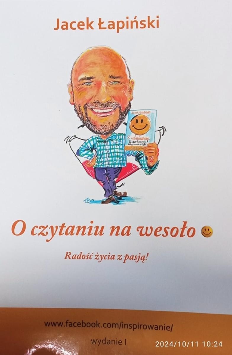 Zdjęcie w galerii na portalu naszraciborz.pl: Dlaczego warto czytać? Spotkania z Jackiem Łapińskim wiadomości z regionu