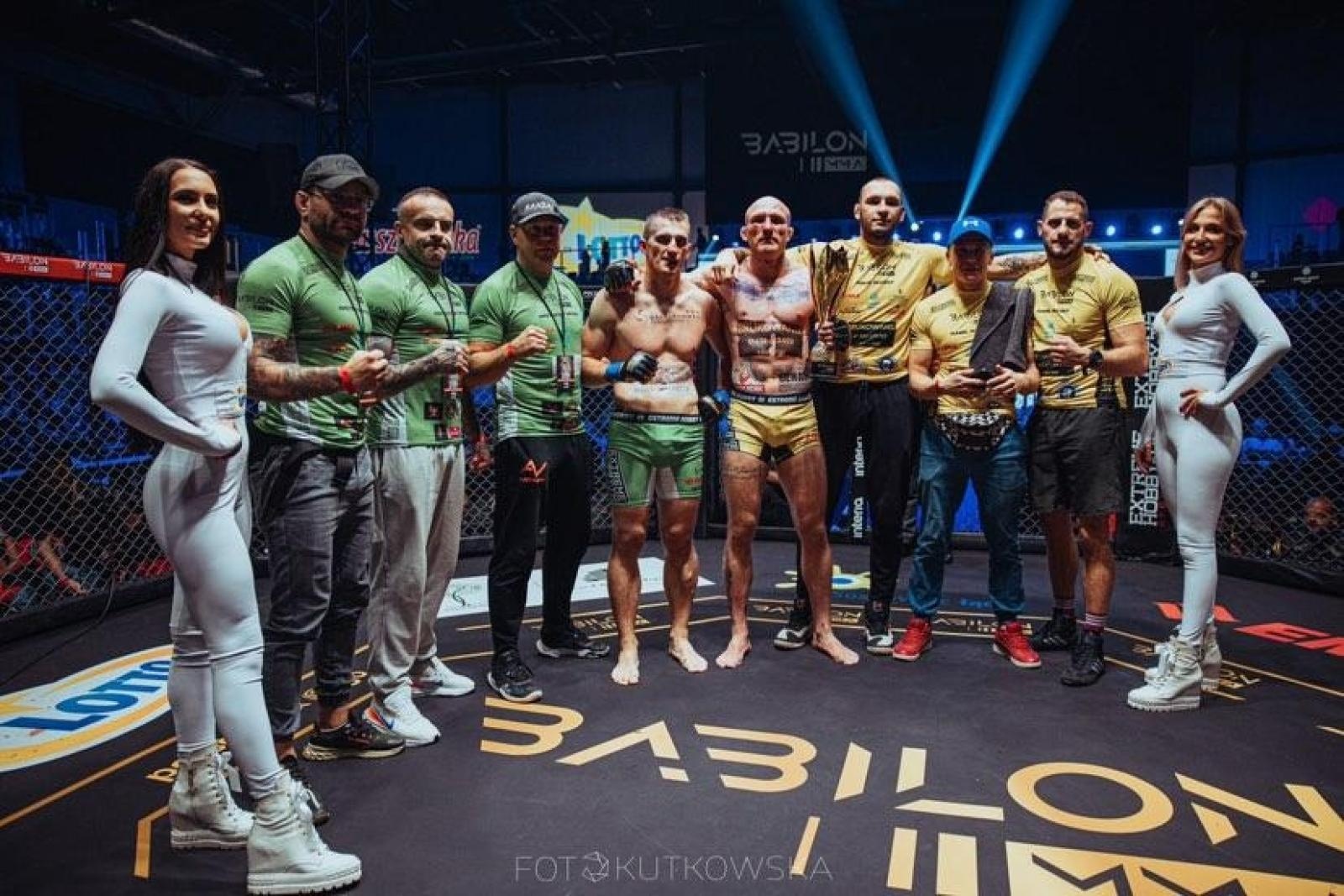 Zdjęcie w galerii na portalu naszraciborz.pl: Kamil Woźny triumfuje na gali Babilon 48 w Sosnowcu wiadomości z regionu