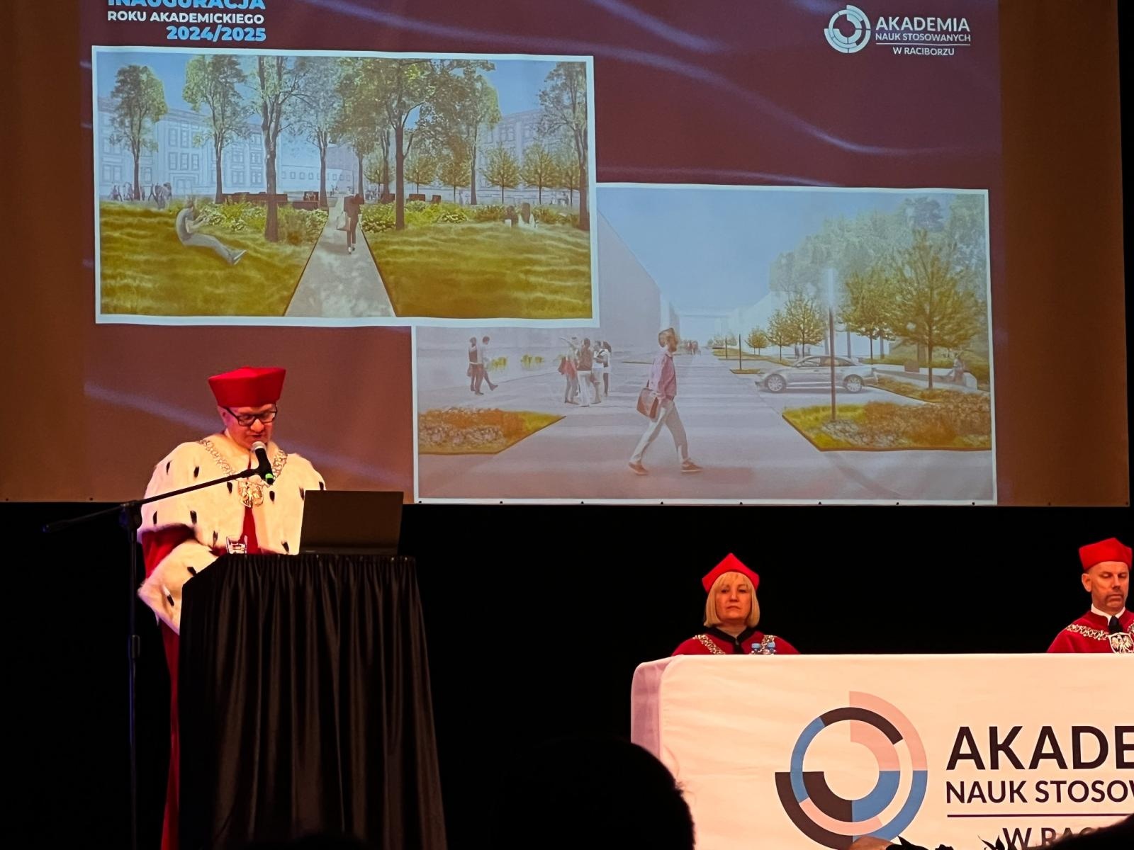 Zdjęcie w galerii na portalu naszraciborz.pl: Raciborska Akademia Nauk Stosowanych zainaugurowała nowy rok akademicki wiadomości z regionu