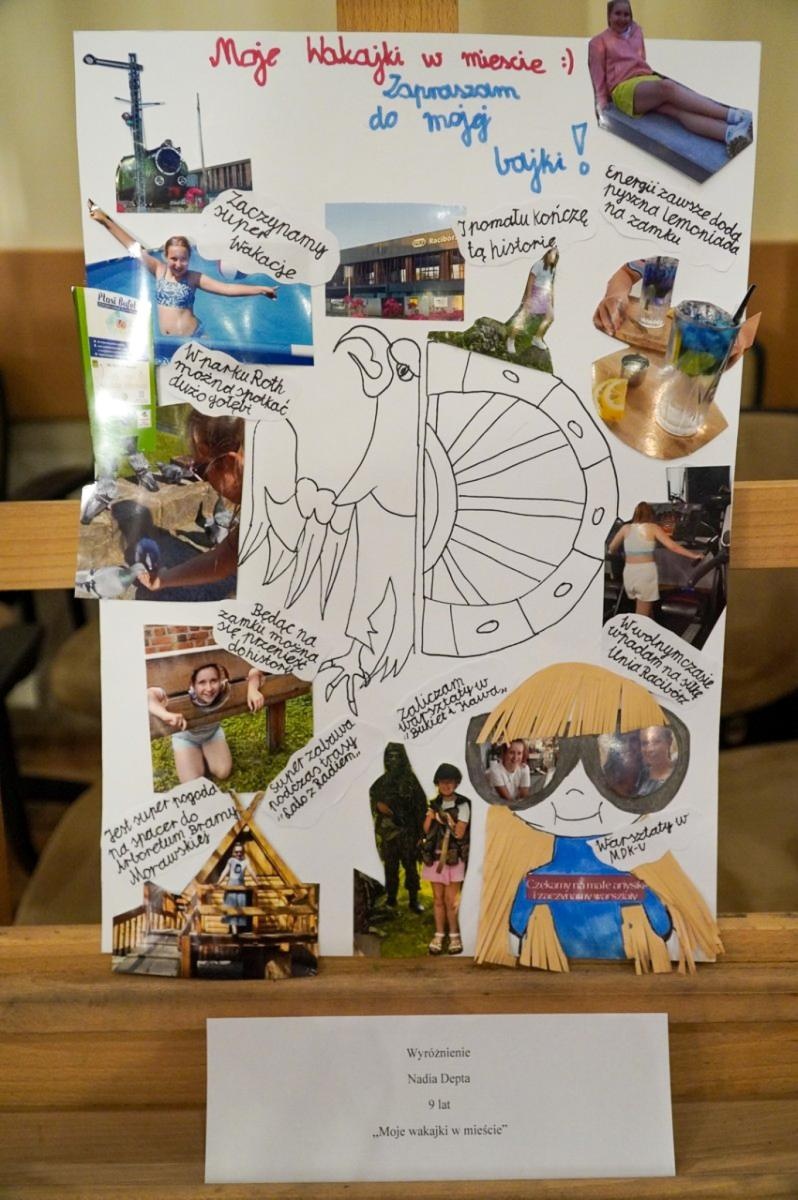 Zdjęcie w galerii na portalu naszraciborz.pl: Nagrodzono laureatów konkursu plastycznego Moje wakacyjne wspomnienia z Raciborza wiadomości z regionu