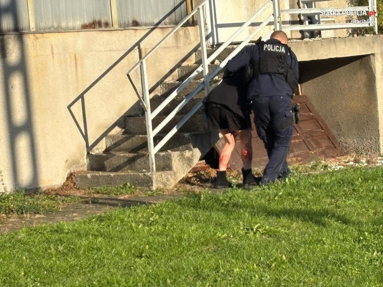 Zdjęcie w galerii na portalu naszraciborz.pl: Katastrofa. Policjanci z Raciborza na ćwiczeniach w szpitalu wiadomości z regionu