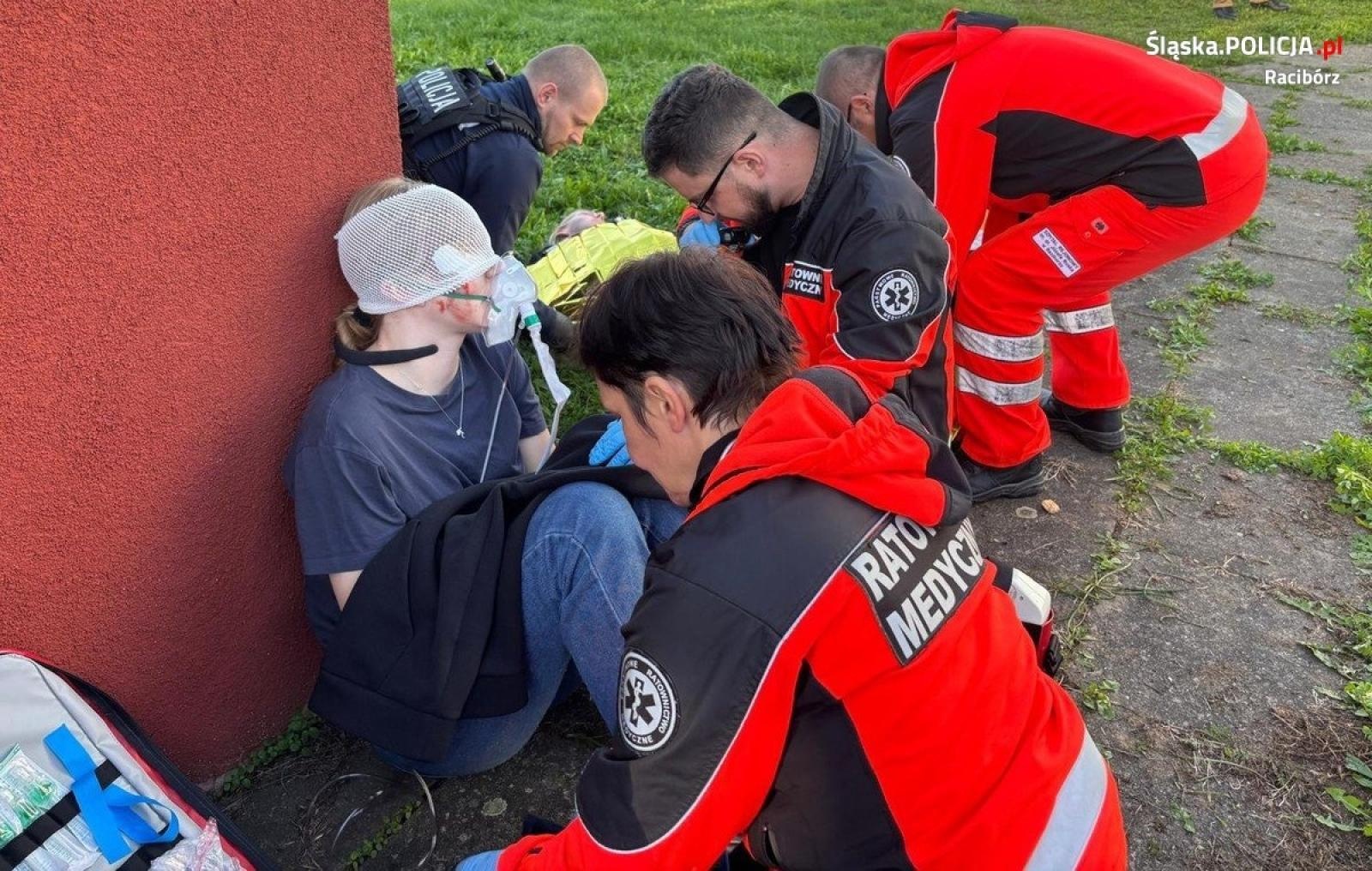 Zdjęcie w galerii na portalu naszraciborz.pl: Katastrofa. Policjanci z Raciborza na ćwiczeniach w szpitalu wiadomości z regionu