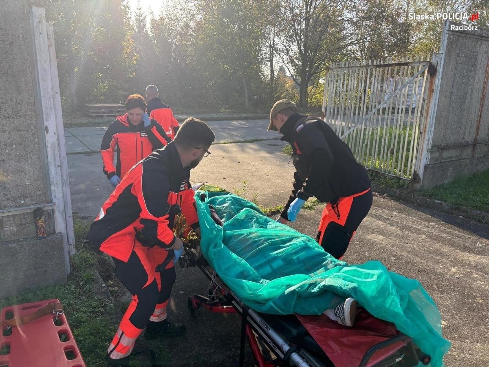 Zdjęcie w galerii na portalu naszraciborz.pl: Katastrofa. Policjanci z Raciborza na ćwiczeniach w szpitalu wiadomości z regionu