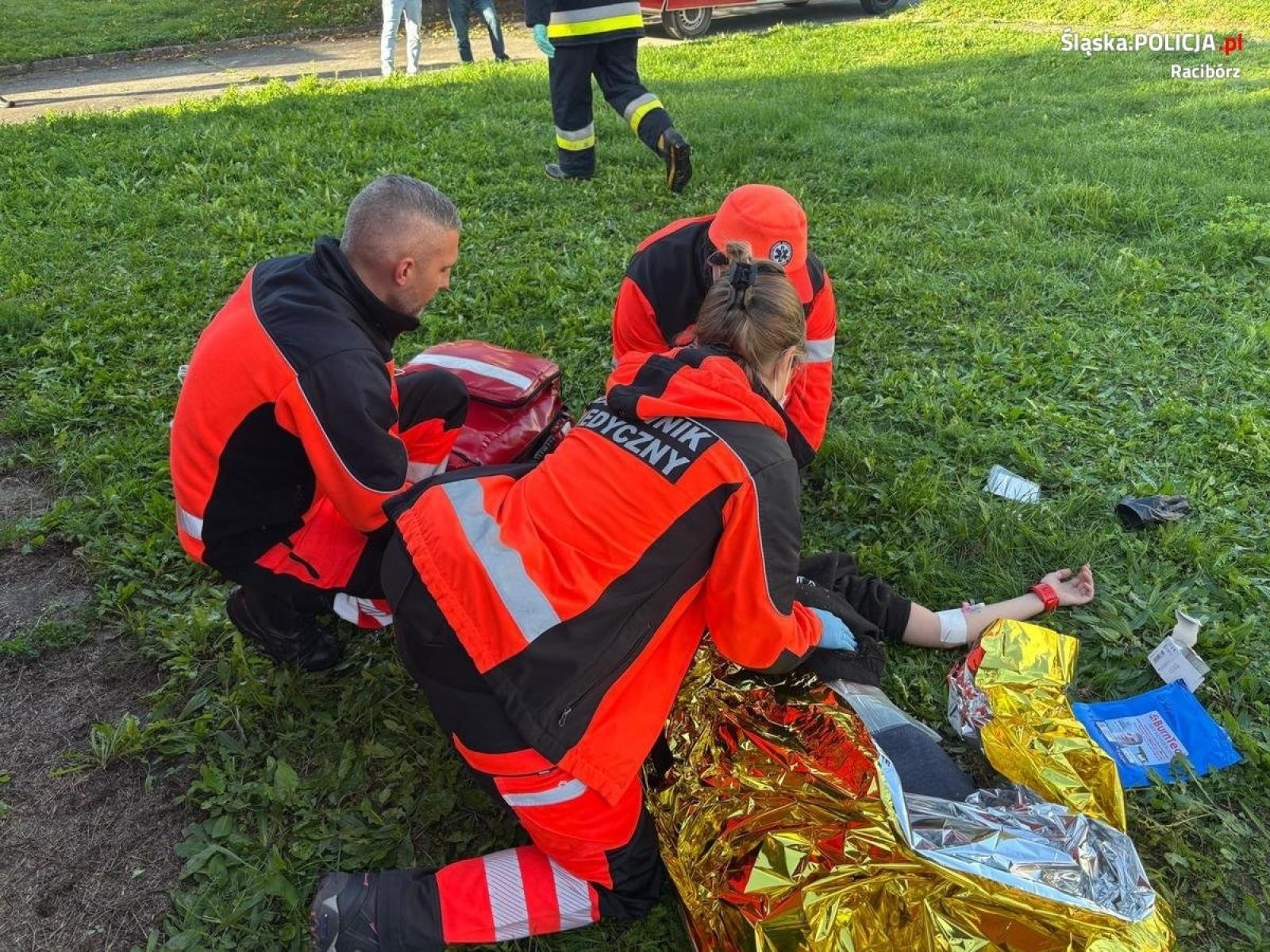 Zdjęcie w galerii na portalu naszraciborz.pl: Katastrofa. Policjanci z Raciborza na ćwiczeniach w szpitalu wiadomości z regionu