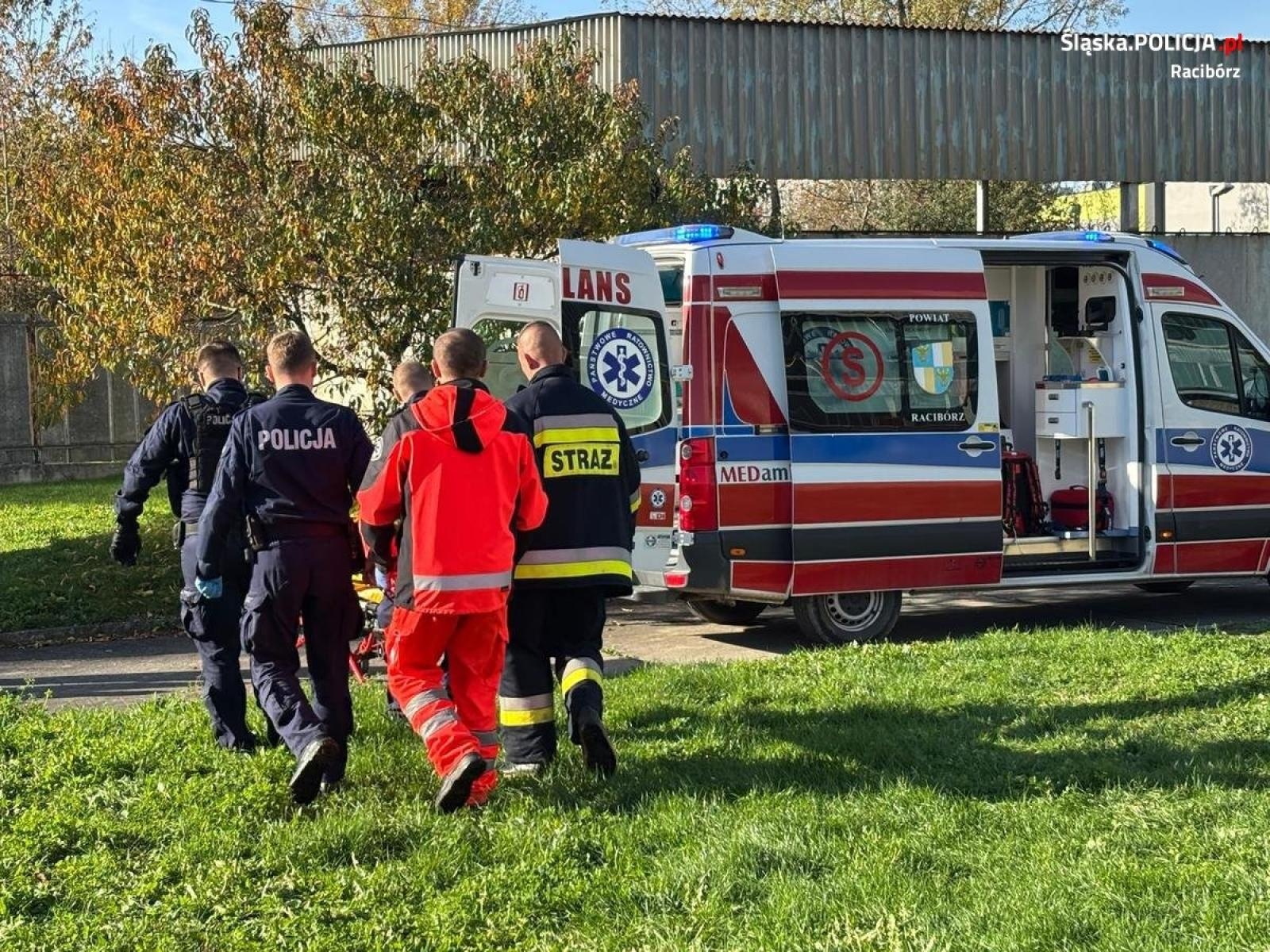 Zdjęcie w galerii na portalu naszraciborz.pl: Katastrofa. Policjanci z Raciborza na ćwiczeniach w szpitalu wiadomości z regionu