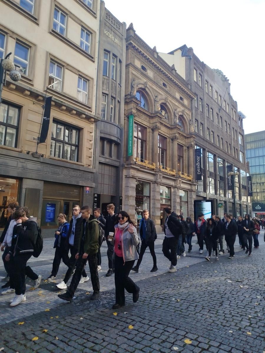 Zdjęcie w galerii na portalu naszraciborz.pl: Praga oczami uczniów Mechanika: Niezapomniana podróż wiadomości z regionu