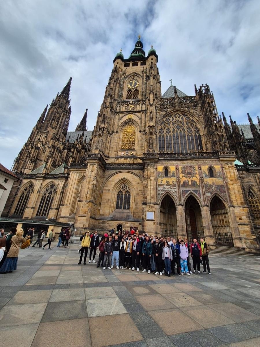 Zdjęcie w galerii na portalu naszraciborz.pl: Praga oczami uczniów Mechanika: Niezapomniana podróż wiadomości z regionu