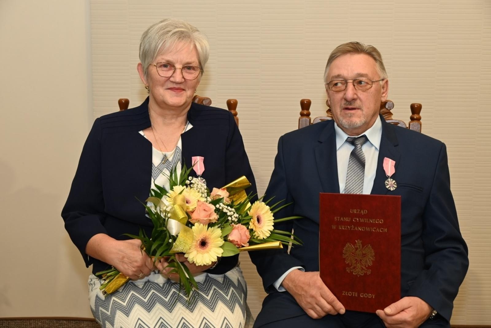 Zdjęcie w galerii na portalu naszraciborz.pl: Blisko trzydzieści par świętowało złote gody w Krzyżanowicach wiadomości z regionu
