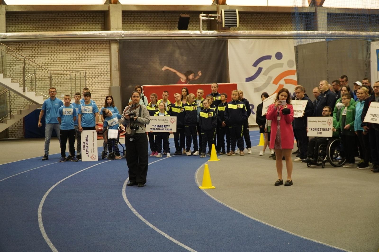 Zdjęcie w galerii na portalu naszraciborz.pl: XXII Śląski Mityng Lekkoatletyczny Olimpiad Specjalnych Racibórz 2024 wiadomości z regionu
