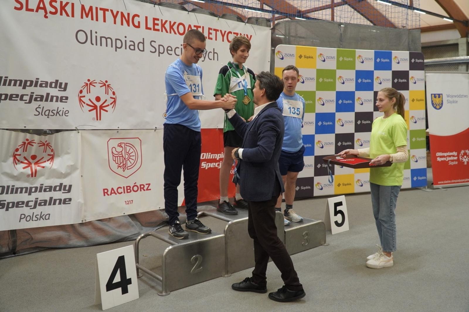 Zdjęcie w galerii na portalu naszraciborz.pl: XXII Śląski Mityng Lekkoatletyczny Olimpiad Specjalnych Racibórz 2024 wiadomości z regionu