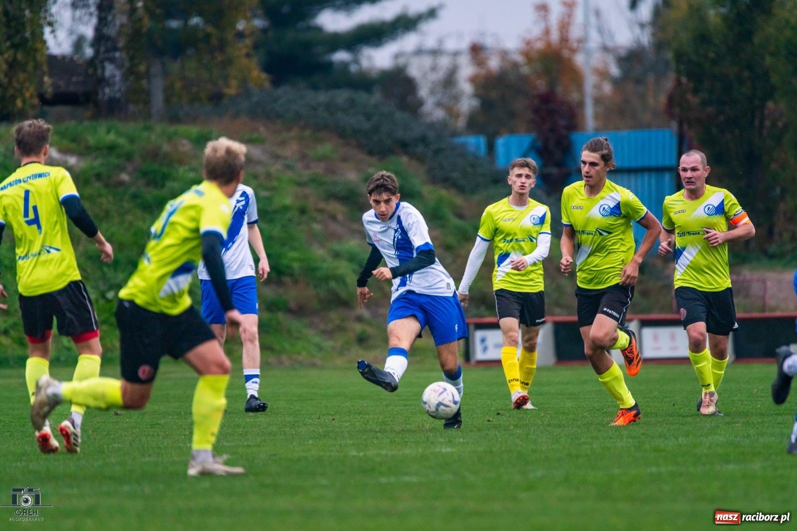 Zdjęcie w galerii na portalu naszraciborz.pl: Są takie mecze, gdzie nic wyjść nie chce. Przerwana passa Unii Racibórz [FOTO] wiadomości z regionu