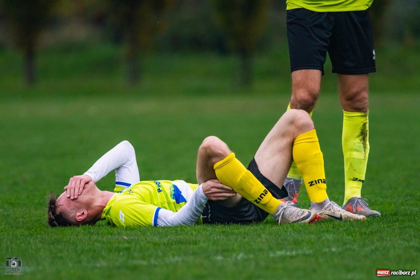 Zdjęcie w galerii na portalu naszraciborz.pl: Są takie mecze, gdzie nic wyjść nie chce. Przerwana passa Unii Racibórz [FOTO] wiadomości z regionu