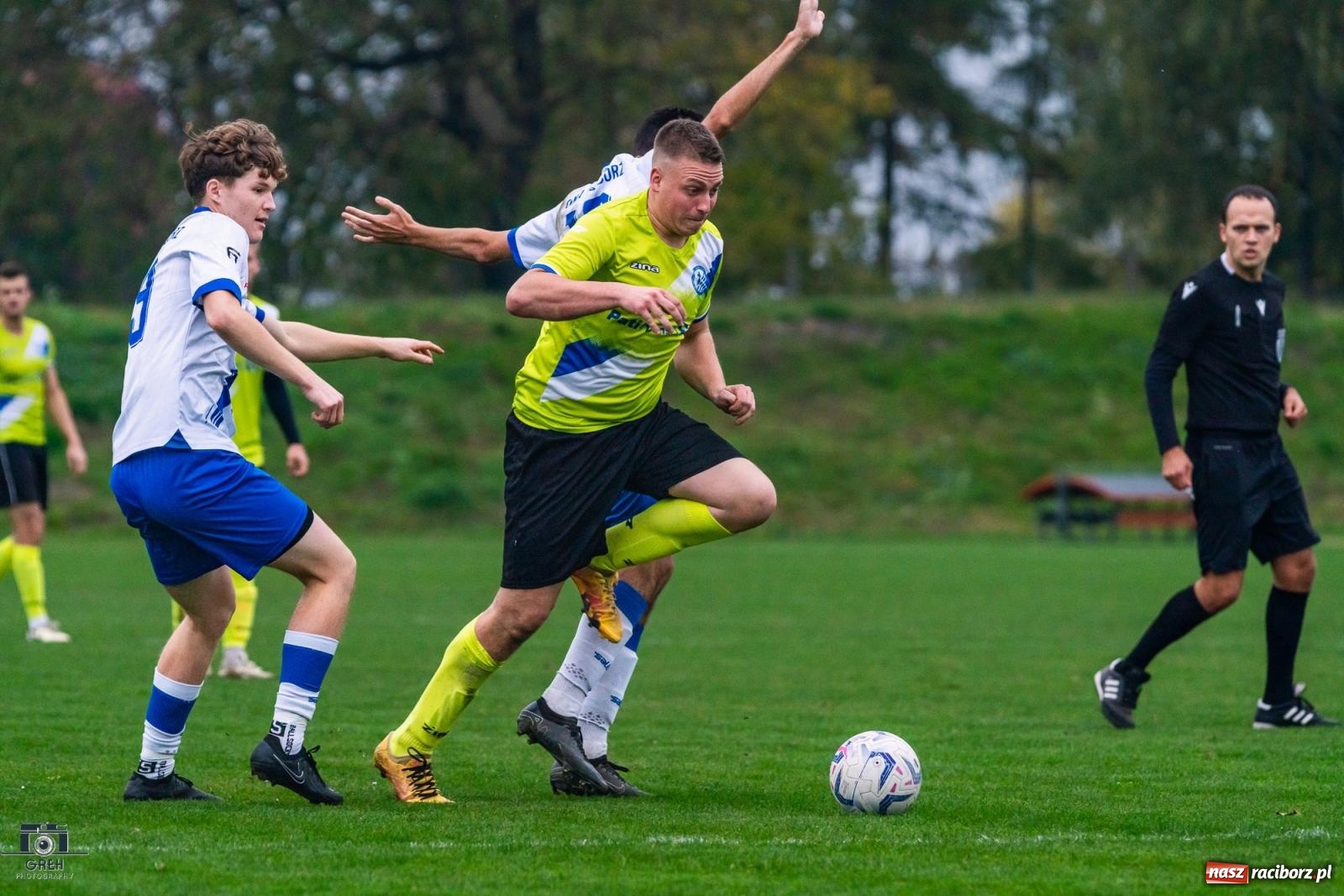 Zdjęcie w galerii na portalu naszraciborz.pl: Są takie mecze, gdzie nic wyjść nie chce. Przerwana passa Unii Racibórz [FOTO] wiadomości z regionu
