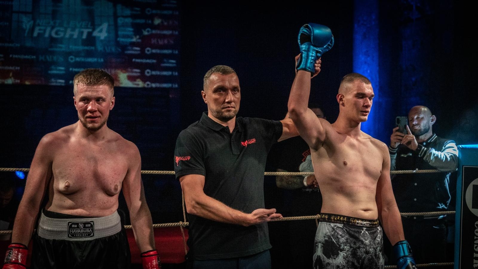 Zdjęcie w galerii na portalu naszraciborz.pl: Mocne zwycięstwa Łamatora Racibórz na gali Next Level Fight w Gliwicach wiadomości z regionu