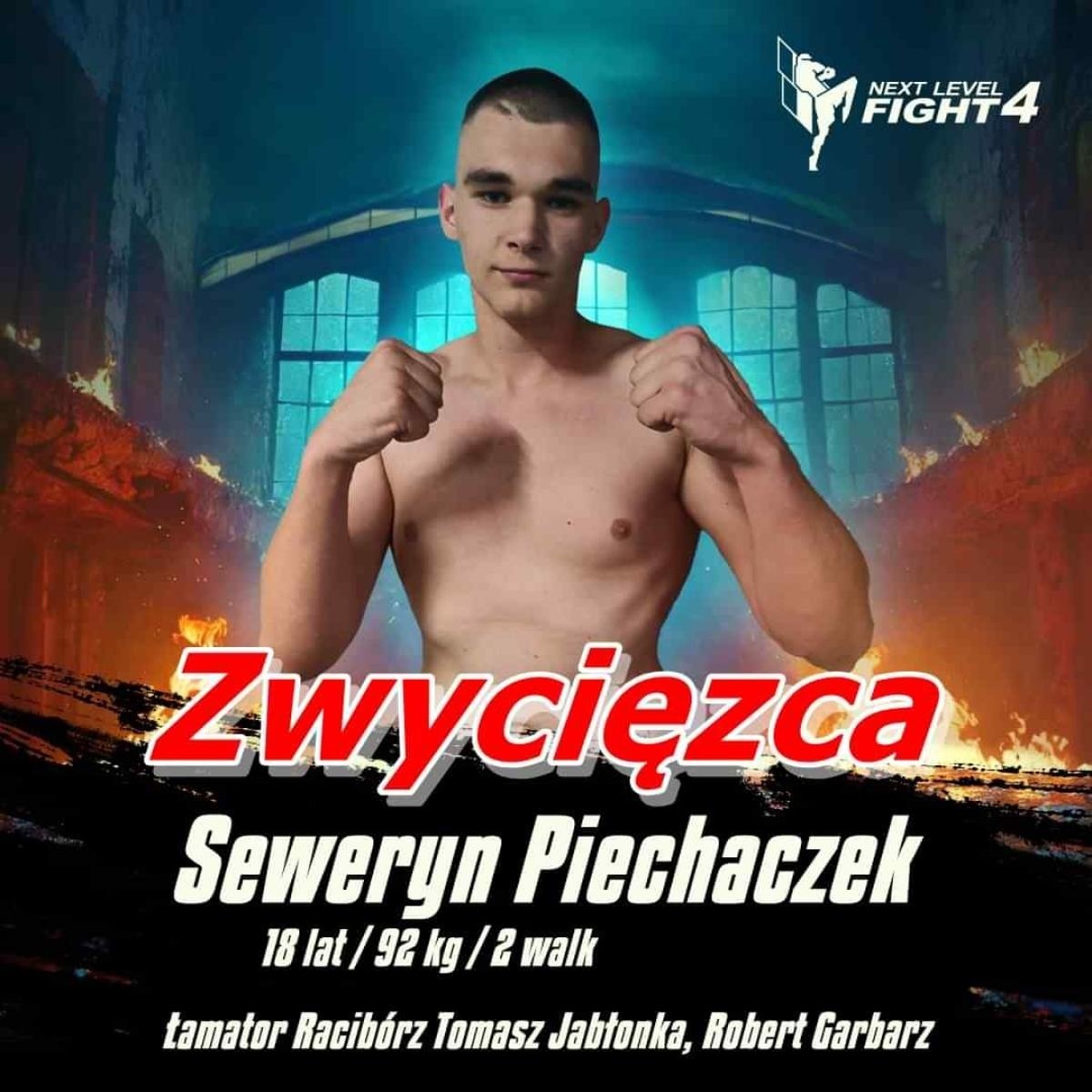 Zdjęcie w galerii na portalu naszraciborz.pl: Mocne zwycięstwa Łamatora Racibórz na gali Next Level Fight w Gliwicach wiadomości z regionu