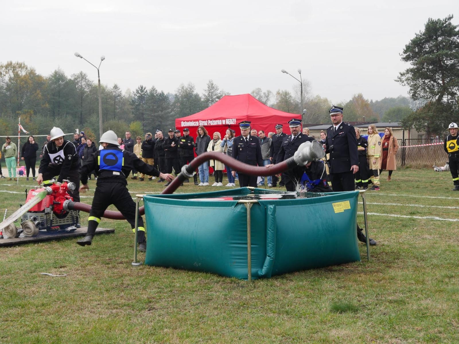 Zdjęcie w galerii na portalu naszraciborz.pl: Strażacy ochotnicy z gminy Nędza rywalizowali w Górkach Śląskich [FOTO] wiadomości z regionu