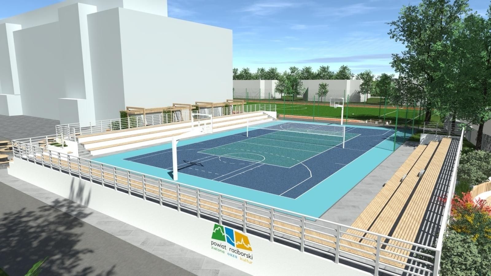 Zdjęcie w galerii na portalu naszraciborz.pl: Podpisano umowę na budowę bazy sportowej dla II LO wiadomości z regionu