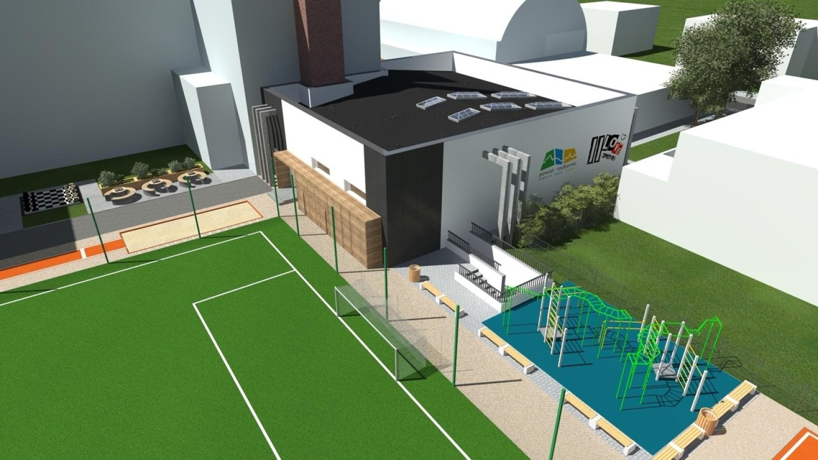 Zdjęcie w galerii na portalu naszraciborz.pl: Podpisano umowę na budowę bazy sportowej dla II LO wiadomości z regionu