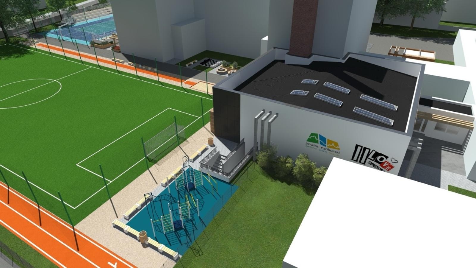 Zdjęcie w galerii na portalu naszraciborz.pl: Podpisano umowę na budowę bazy sportowej dla II LO wiadomości z regionu