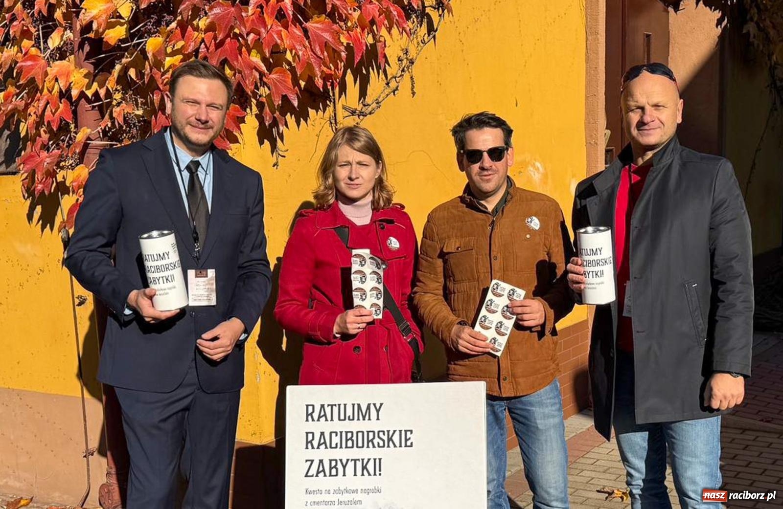 Zdjęcie w galerii na portalu naszraciborz.pl: Na cmentarzu Jeruzalem trwa zbiórka na rzecz renowacji zabytków raciborskiej nekropolii wiadomości z regionu