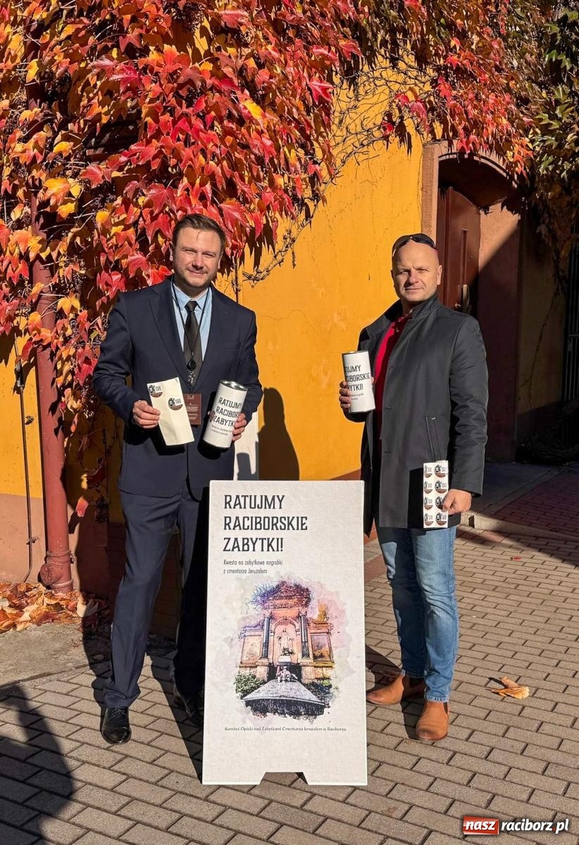 Zdjęcie w galerii na portalu naszraciborz.pl: Na cmentarzu Jeruzalem trwa zbiórka na rzecz renowacji zabytków raciborskiej nekropolii wiadomości z regionu