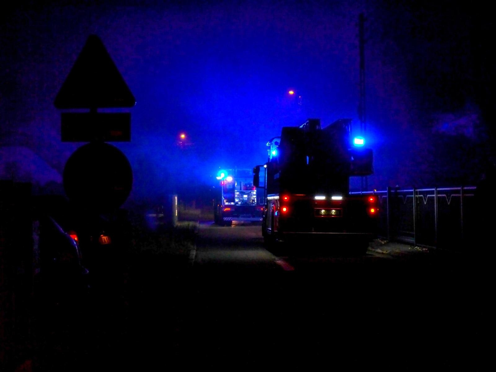 Zdjęcie w galerii na portalu naszraciborz.pl: Pożar sadzy w kominie w Nędzy wiadomości z regionu