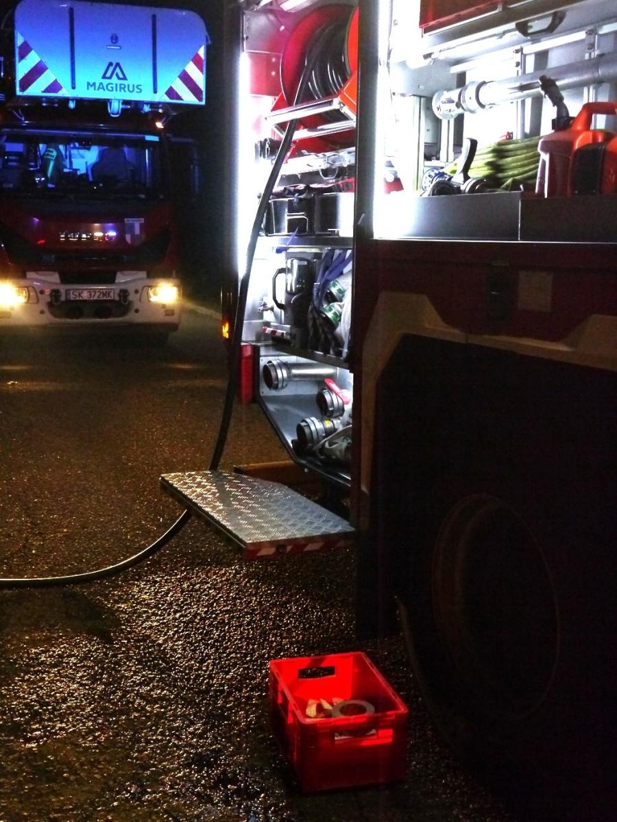 Zdjęcie w galerii na portalu naszraciborz.pl: Pożar sadzy w kominie w Nędzy wiadomości z regionu