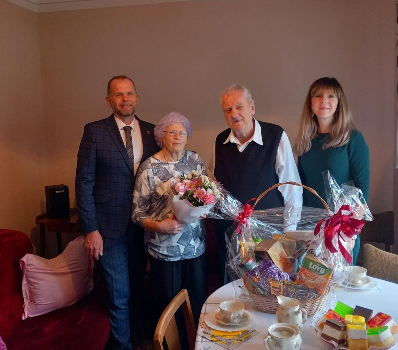 Zdjęcie w galerii na portalu naszraciborz.pl: Diamentowe gody w gminie Krzanowice - świętują dwie pary wiadomości z regionu