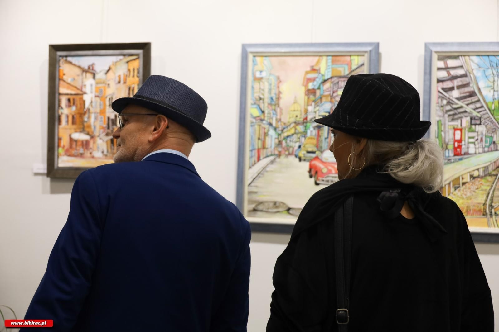 Zdjęcie w galerii na portalu naszraciborz.pl: Różne warianty sztuki. Piotr Wieder pokazał swoje prace w książnicy wiadomości z regionu