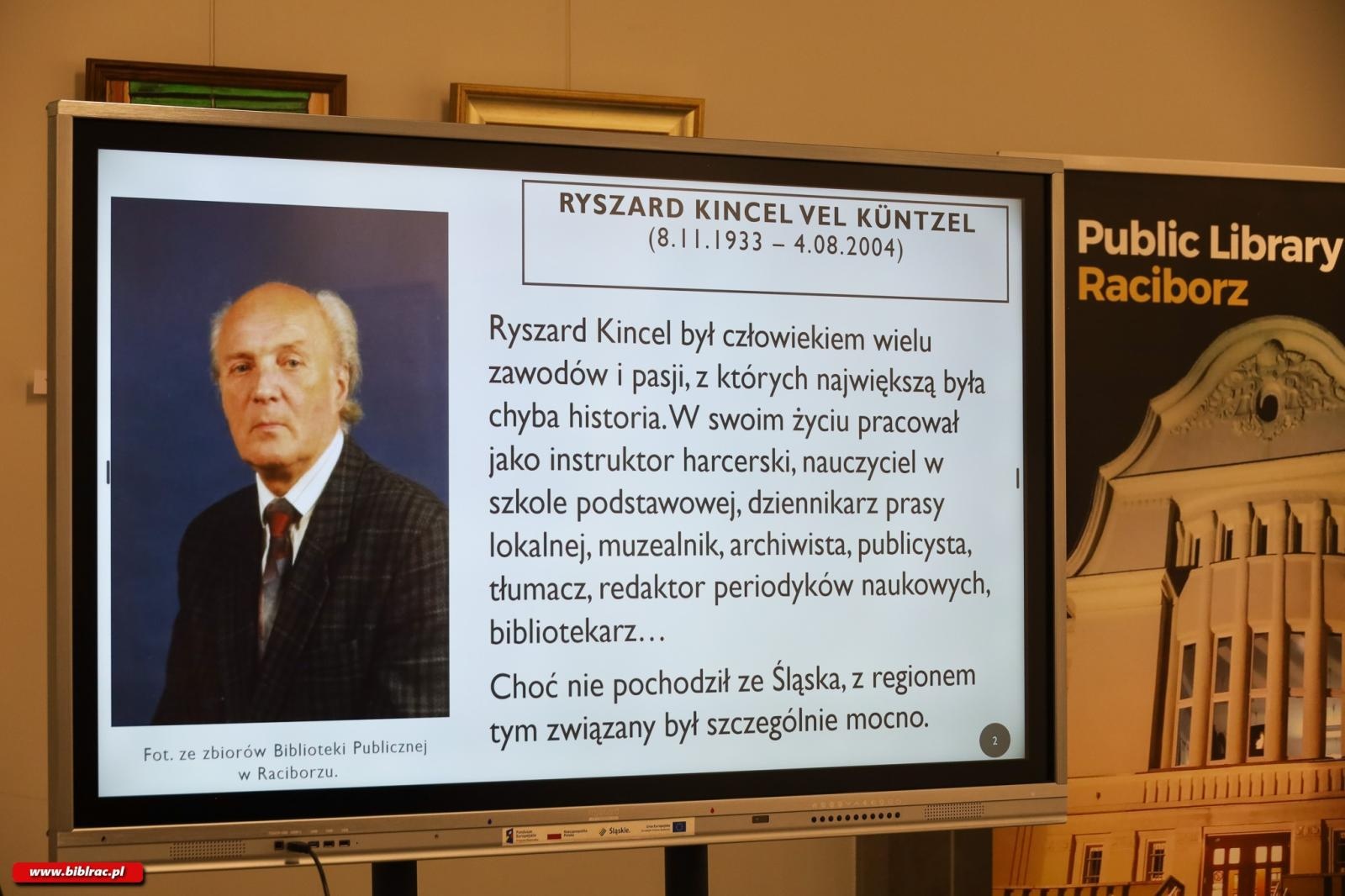 Zdjęcie w galerii na portalu naszraciborz.pl: Konferencja naukowa poświęcona postaci Ryszarda Kincla wiadomości z regionu