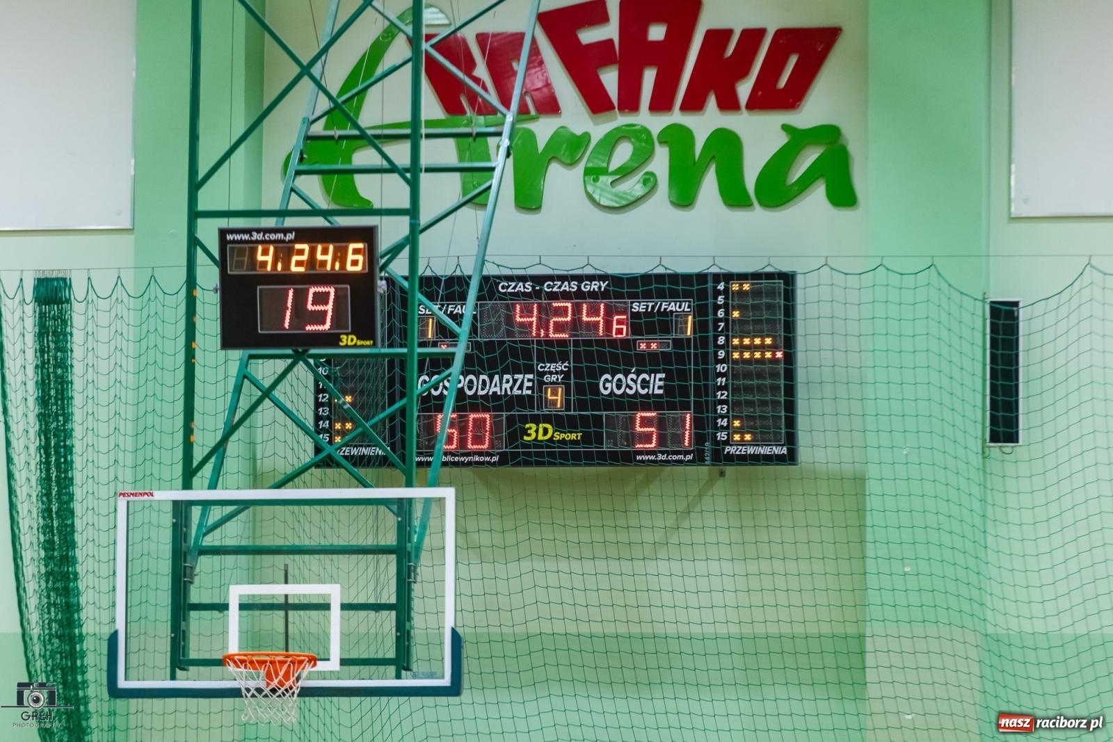 Zdjęcie w galerii na portalu naszraciborz.pl: Koszykówka. Horror z happy endem w hali przy Łąkowej [FOTO i WIDEO] wiadomości z regionu