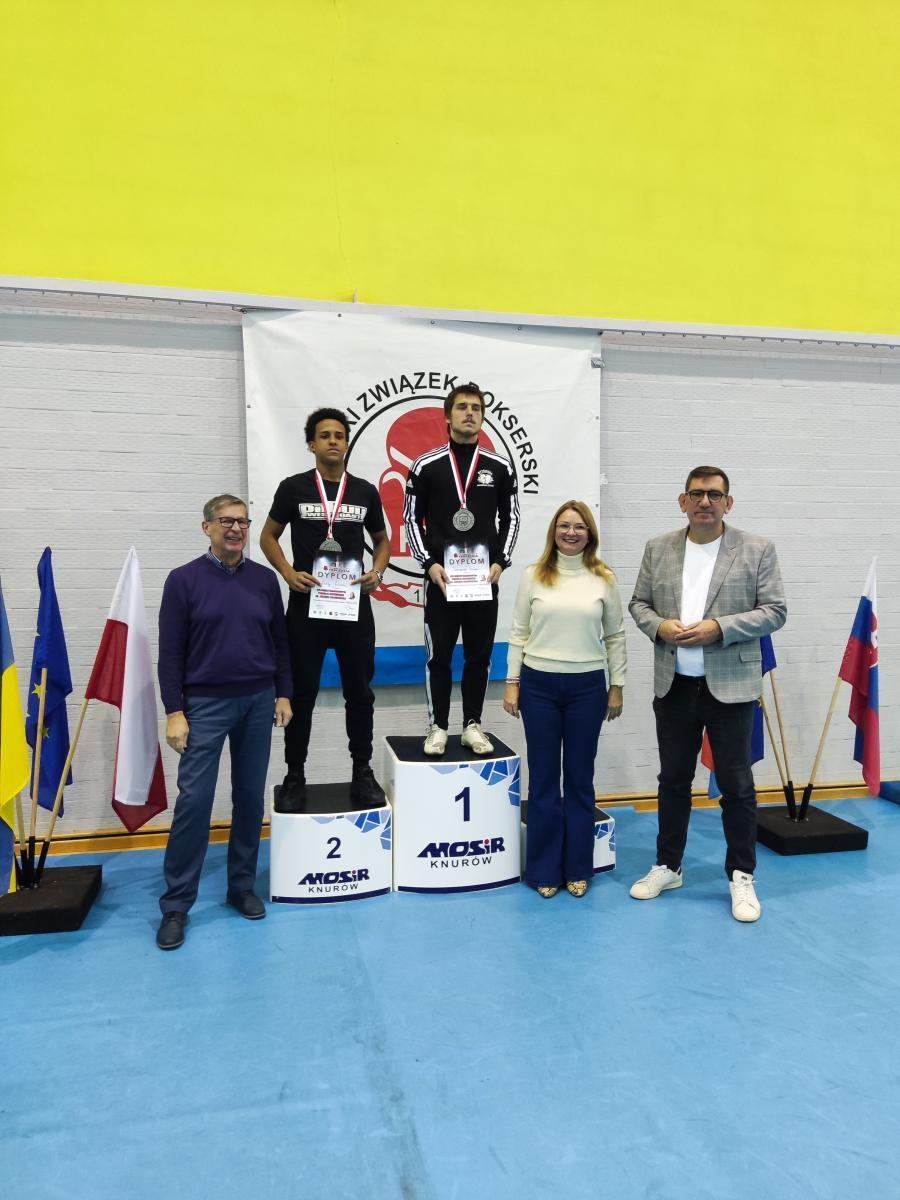 Zdjęcie w galerii na portalu naszraciborz.pl: Jonatan Koczy z Łamatora w finale Międzynarodowego Turnieju Bokserskiego im. Jerzego Krasnożona wiadomości z regionu
