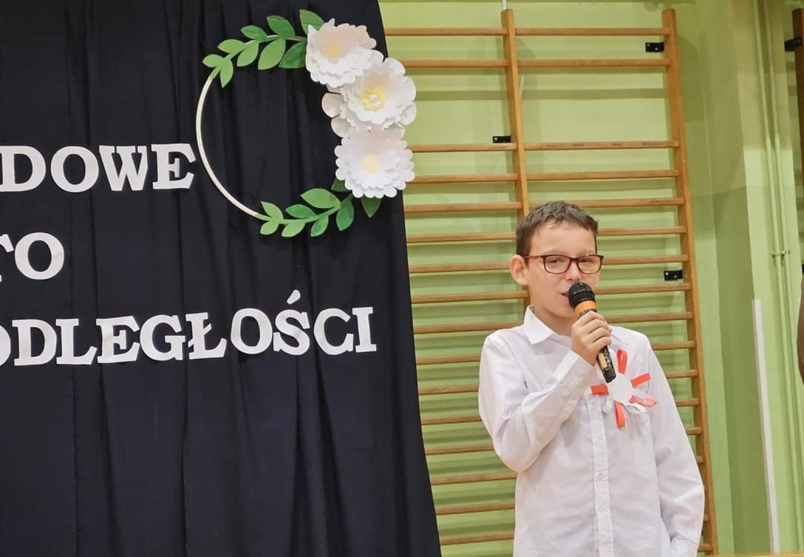 Zdjęcie w galerii na portalu naszraciborz.pl: Obchody Święta Niepodległości w Zespole Szkół Specjalnych w Raciborzu wiadomości z regionu