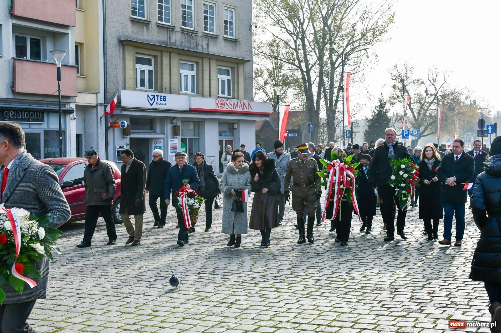 Zdjęcie w galerii na portalu naszraciborz.pl: Miejskie uroczystości z okazji Narodowego Święta Niepodległości [FOTO i WIDEO] wiadomości z regionu