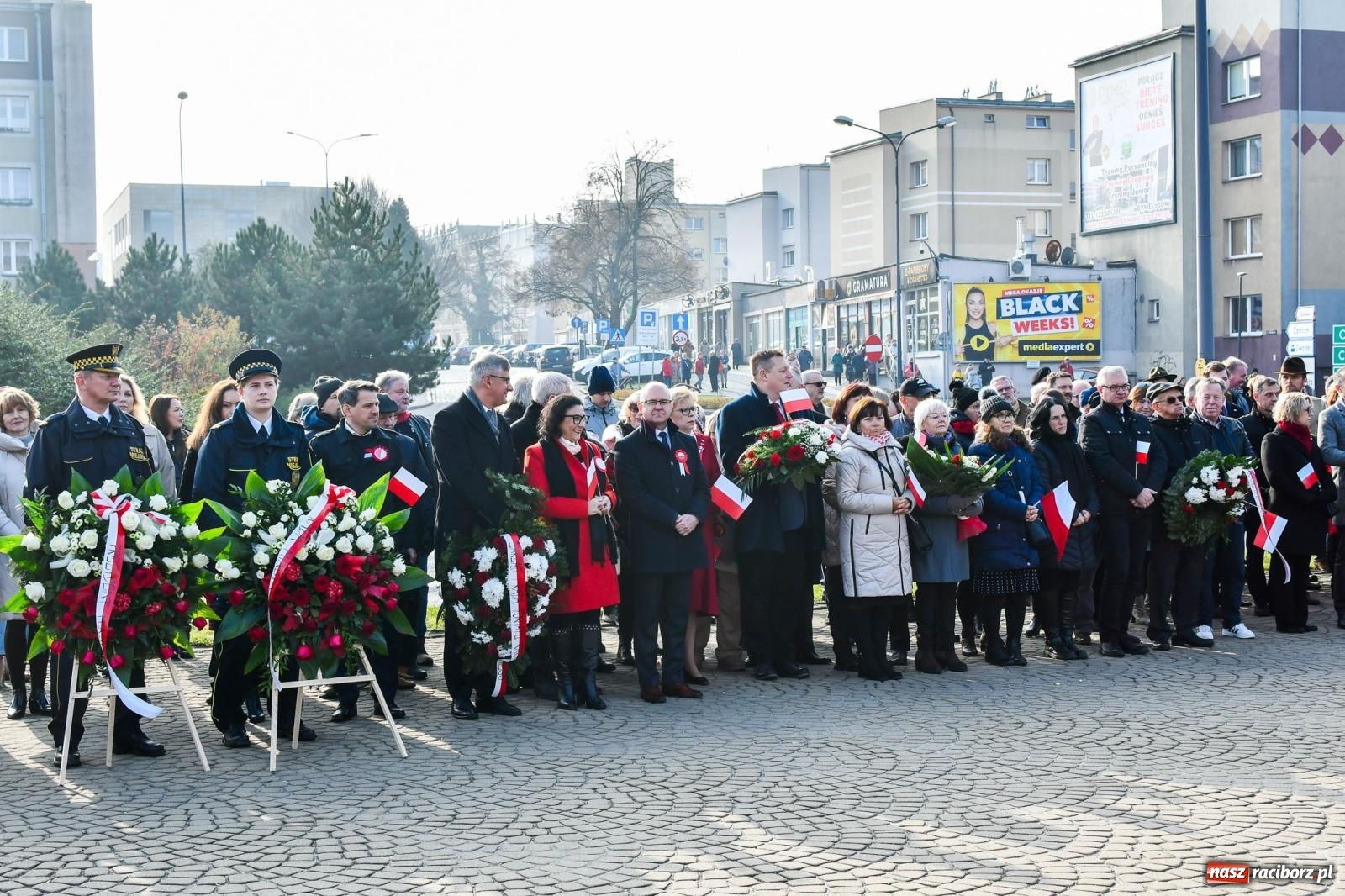 Zdjęcie w galerii na portalu naszraciborz.pl: Miejskie uroczystości z okazji Narodowego Święta Niepodległości [FOTO i WIDEO] wiadomości z regionu