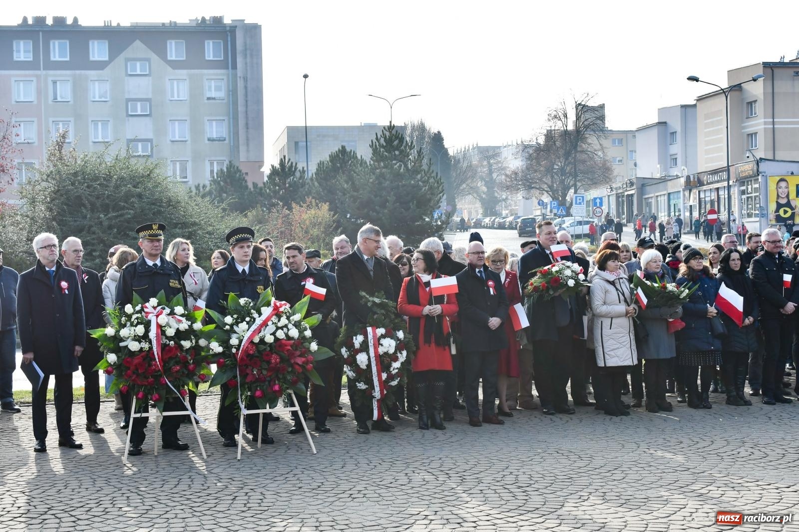 Zdjęcie w galerii na portalu naszraciborz.pl: Miejskie uroczystości z okazji Narodowego Święta Niepodległości [FOTO i WIDEO] wiadomości z regionu