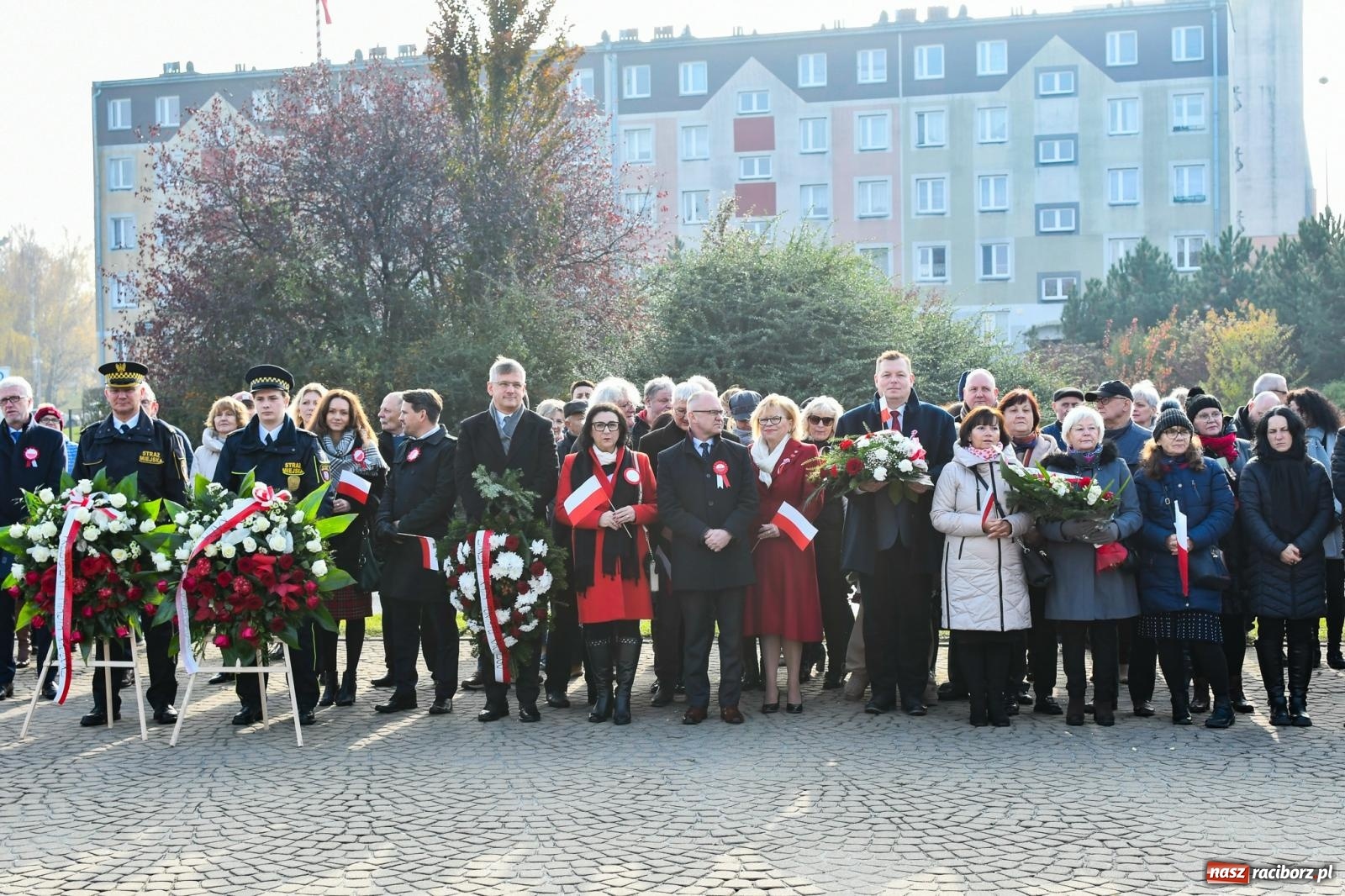Zdjęcie w galerii na portalu naszraciborz.pl: Miejskie uroczystości z okazji Narodowego Święta Niepodległości [FOTO i WIDEO] wiadomości z regionu